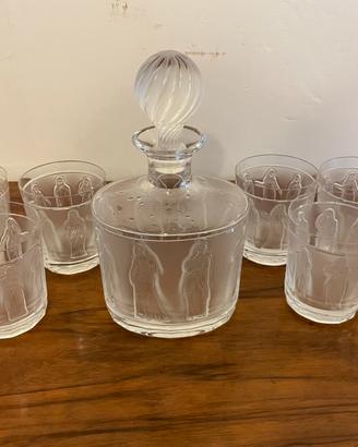 Whisky LALIQUE  (6 Bicchieri + Bottiglia)