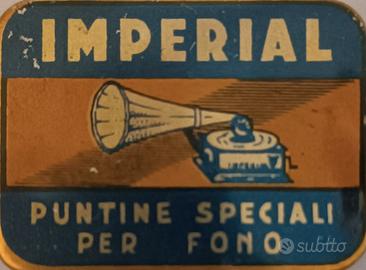 Scatoline di puntine per grammofono – antiche