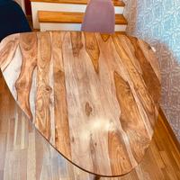 Tavolo legno, +6 sedie velluto  maison du monde