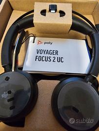 HP Poly Headset Voyager Focus 2 UC + dongle USB-C