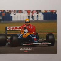 Mansell e Senna - Cartolina Postcard F1