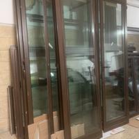 Infissi alluminio color legno