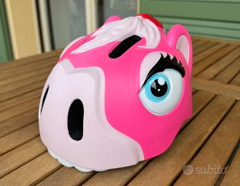 Casco bimba Crazy Safety Pink Horse come nuovo