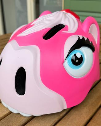 Casco bimba Crazy Safety Pink Horse come nuovo