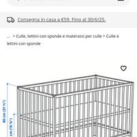 lettino bambini ikea sniglar 