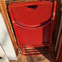 4 sedie Fly Line + 1 tavolo pieghevole