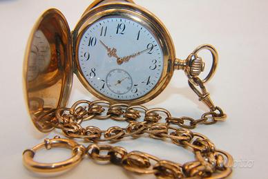 Stupendo Savonette Gold Double anni 20/30 con cate