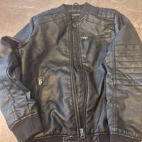 giubbotto in finta pelle