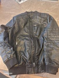 giubbotto in finta pelle