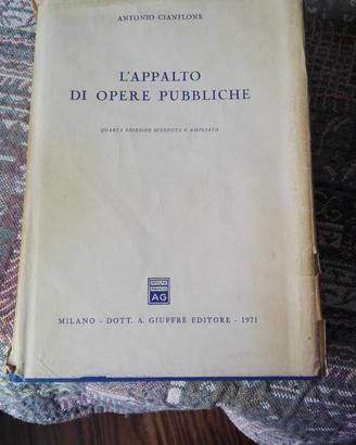 Cianfalone L'appalto di opere pubbliche