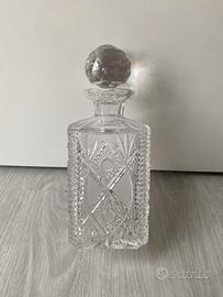 Decanter/Bottiglia in cristallo Bohemia