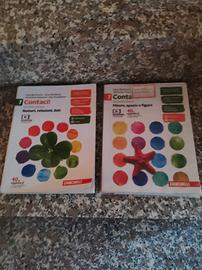 libro scolastico matematica  geometria seconda med