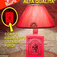 Lampada con bottiglia AMUERTE RED Coca Gin (foto!)