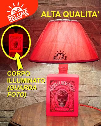 Lampada con bottiglia AMUERTE RED Coca Gin (foto!)
