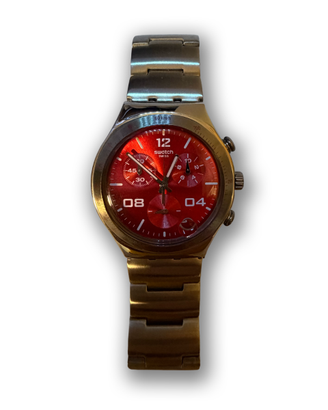 Swatch Irony Chrono "Blustery Red" (YCS563G)