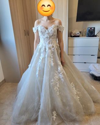 Abito da sposa tg 44 -NUOVO con cartellino