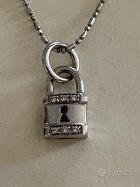 Girocollo in oro bianco 750 mill.mi (18kt)