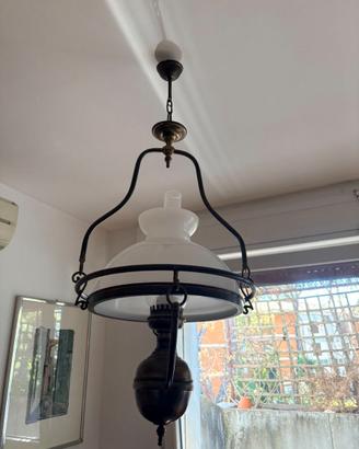Lampadario a Sospensione Stile Lampada a Petrolio