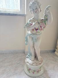 Statua antica in ceramica decorata a mano – Sogget