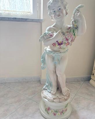Statua antica in ceramica decorata a mano – Sogget