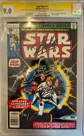 Star Wars #1 Firmato da 4 personaggi, certificato