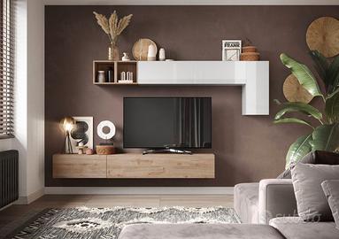 Parete attrezzata 276x30x180 h cm
