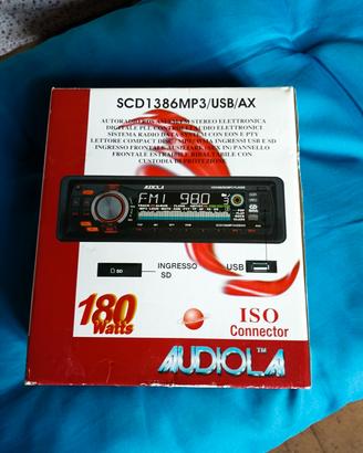 Autoradio Estraibile Audiola CD Usb 
