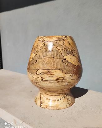 vaso in legno