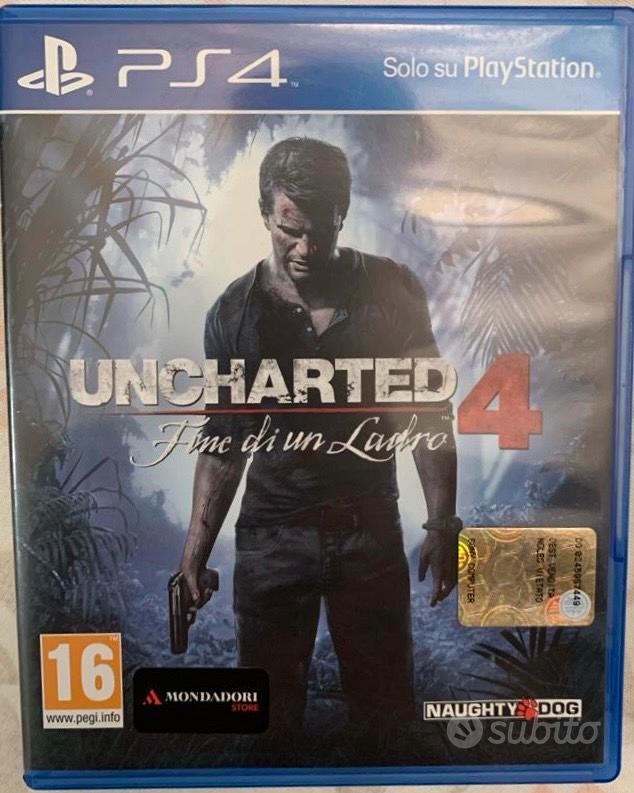Gioco PS4 Uncharted 4 - Fine di Un Ladro - Console e Videogiochi In vendita  a Roma
