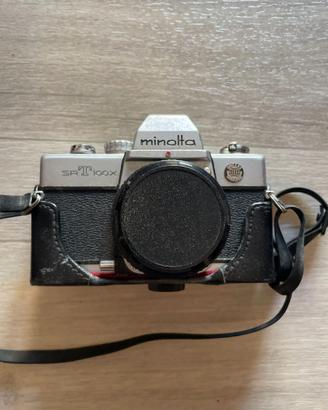 Macchina fotografica Minolta SRT100X con obiettivi