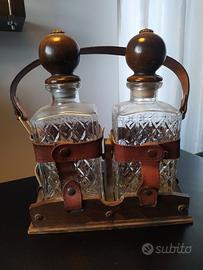 Custodia in pelle tantalus Vintage