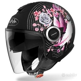 CASCO JET AIROH HELIOS MAD MATT - AIRHEMA54S