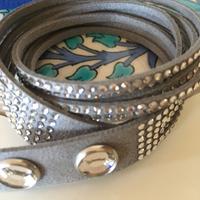 Nuovo Bracciale Swarovski Slake Grey originale