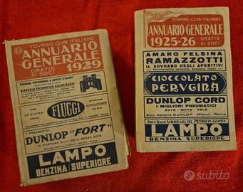 due annuari del touring club italiano 
