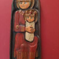 Bassorilievo in legno- arte sacra