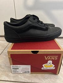 Vans hot sale pelle nere