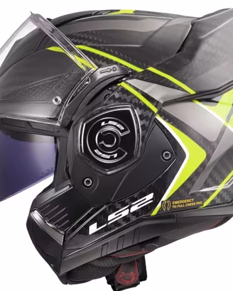 LS2, Casco Da Moto Modulare ADVANT X CARBON FUTURE