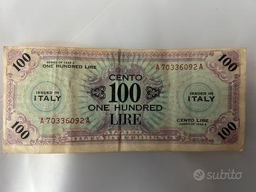 Banconota 100 lire AM-LIRA