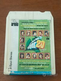 musicassetta vintage, nastro 8- anni 70
