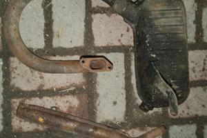 marmitta lambretta 1° serie innocenti scarico