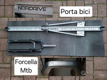 Porta bici auto + Forcella Mtb