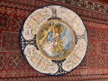 Piatto in maiolica 56cm