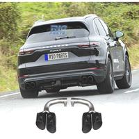 TERMINALI SCARICO PORSCHE CAYENNE 17- LOOK S NERO