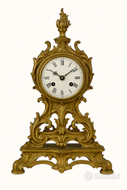 Orologio Antico da Tavolo in Ottone