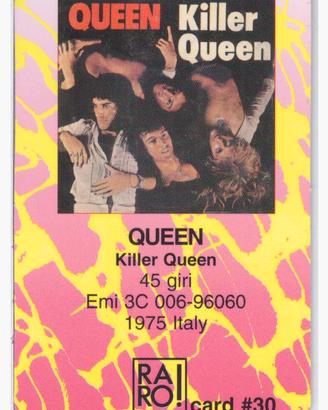 Card n. 30 allegata alla Rivista Raro - Queen