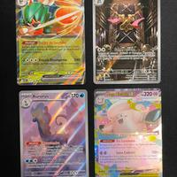 Lotto carte Ex e Ar Equilibrio Perfetto Pokémon