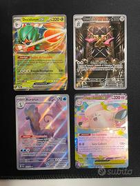 Lotto carte Ex e Ar Equilibrio Perfetto Pokémon