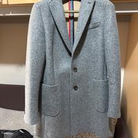 Capotto grigio chiaro nuovo tg 48