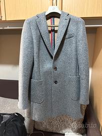 Capotto grigio chiaro nuovo tg 48