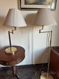 Lampada da terra + lampada da tavolo